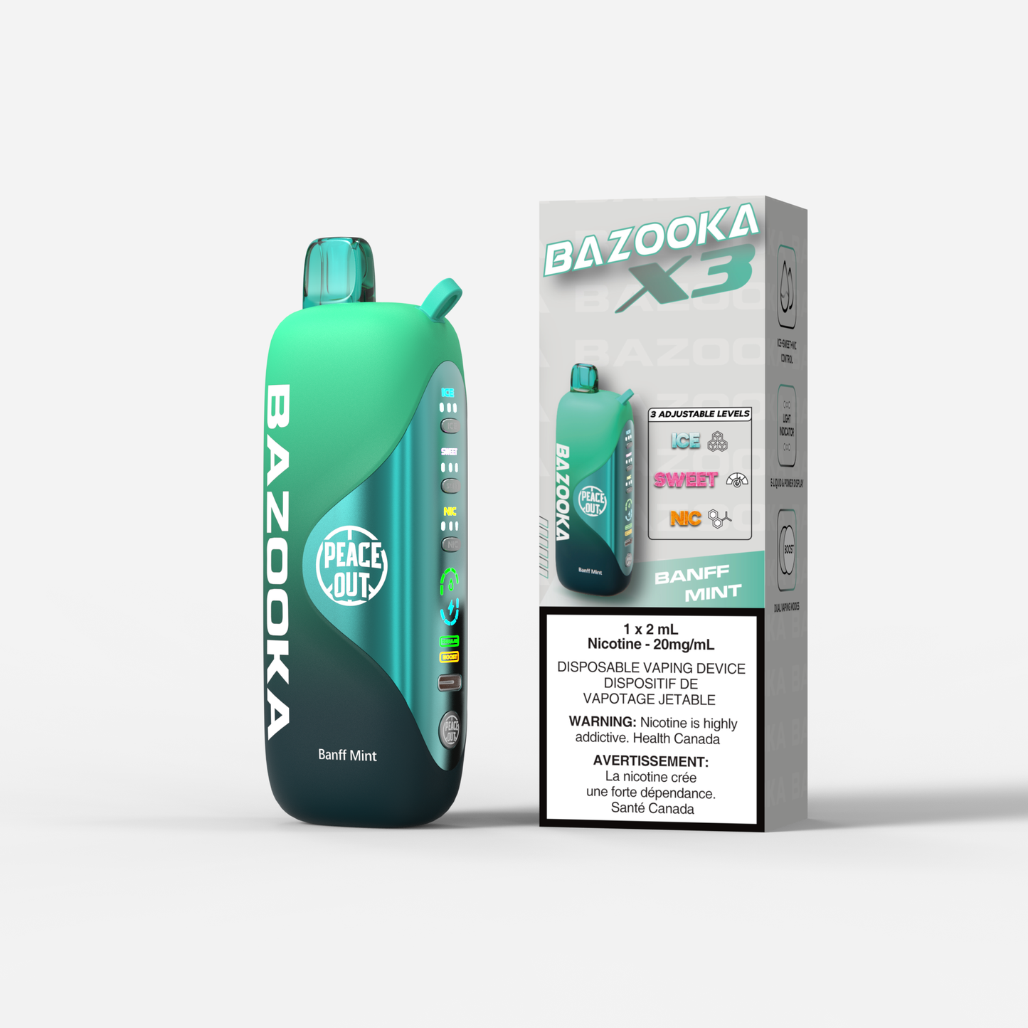 BAZOOKA 60 K PUFF X3