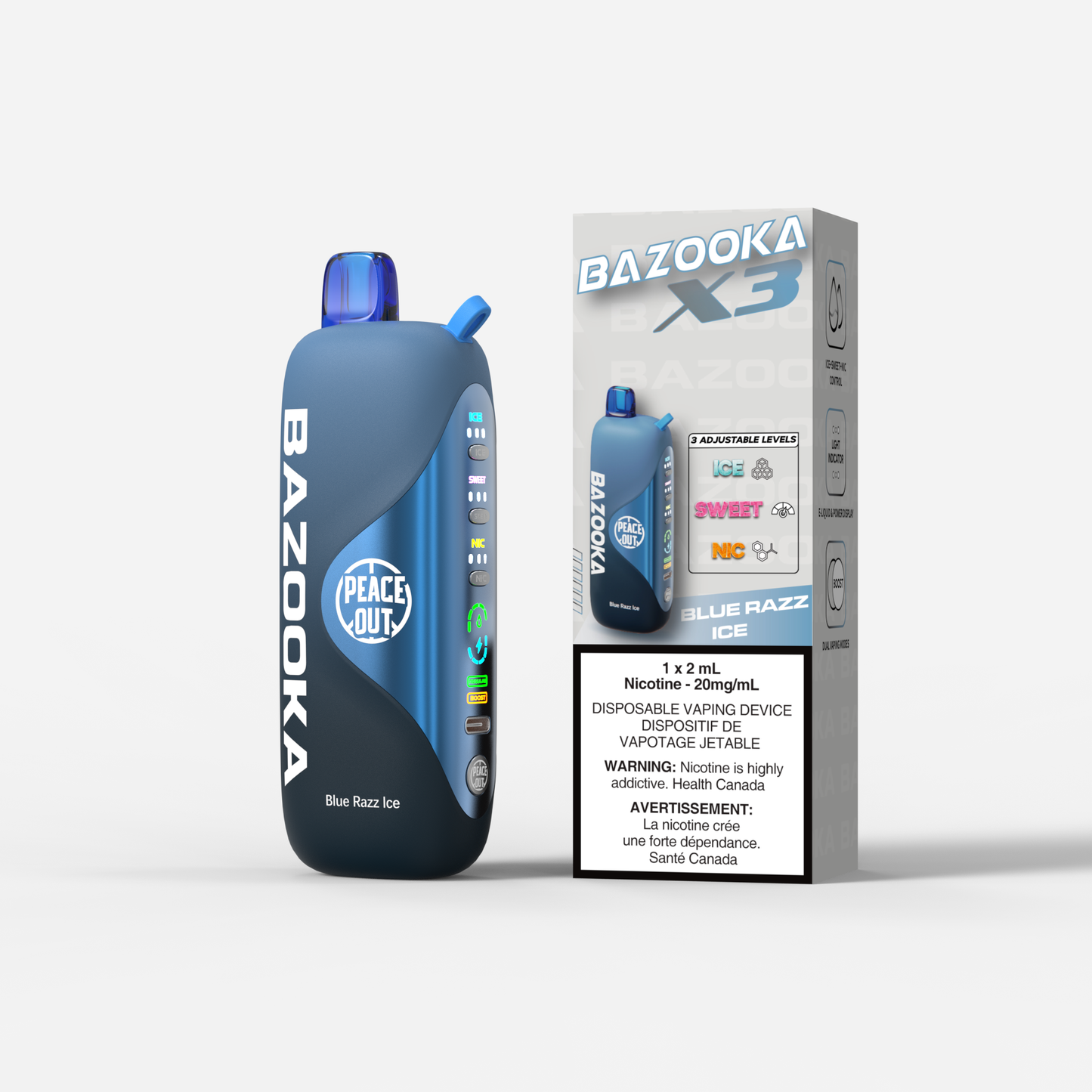 BAZOOKA 60 K PUFF X3