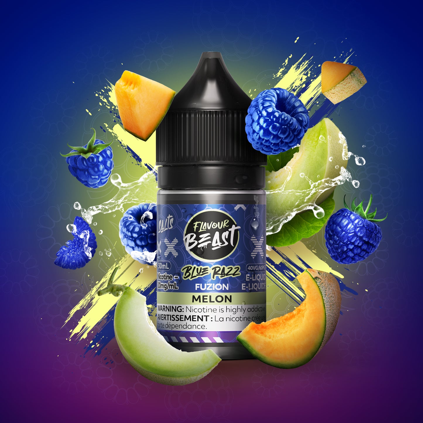 FLAVOUR BEAST BLUE RAZZ FUZION SERIES