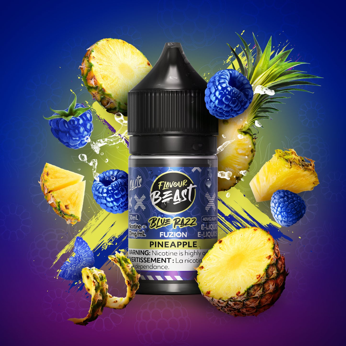 FLAVOUR BEAST BLUE RAZZ FUZION SERIES