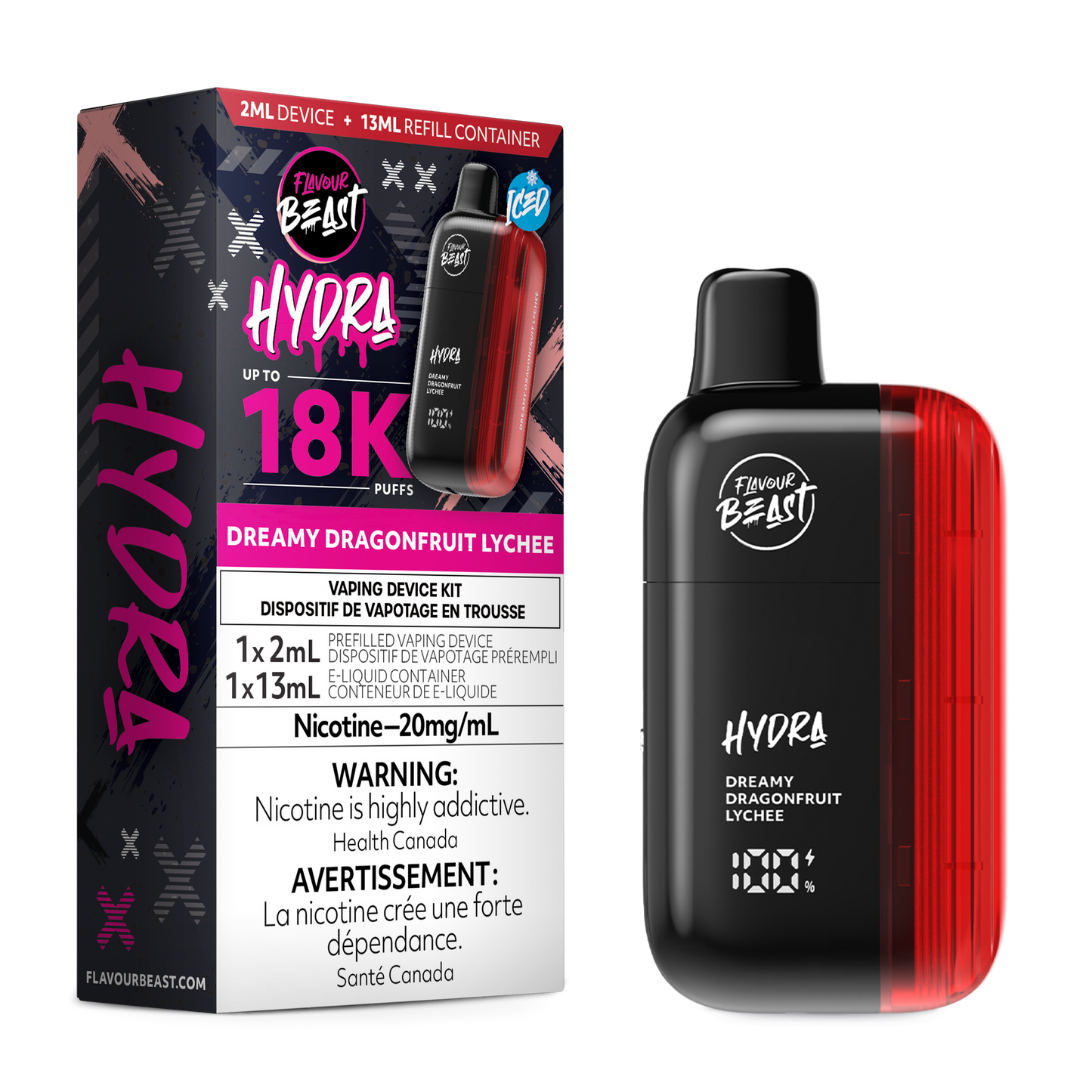 FLAVOUR BEAST HYDRO 18 K PUFF