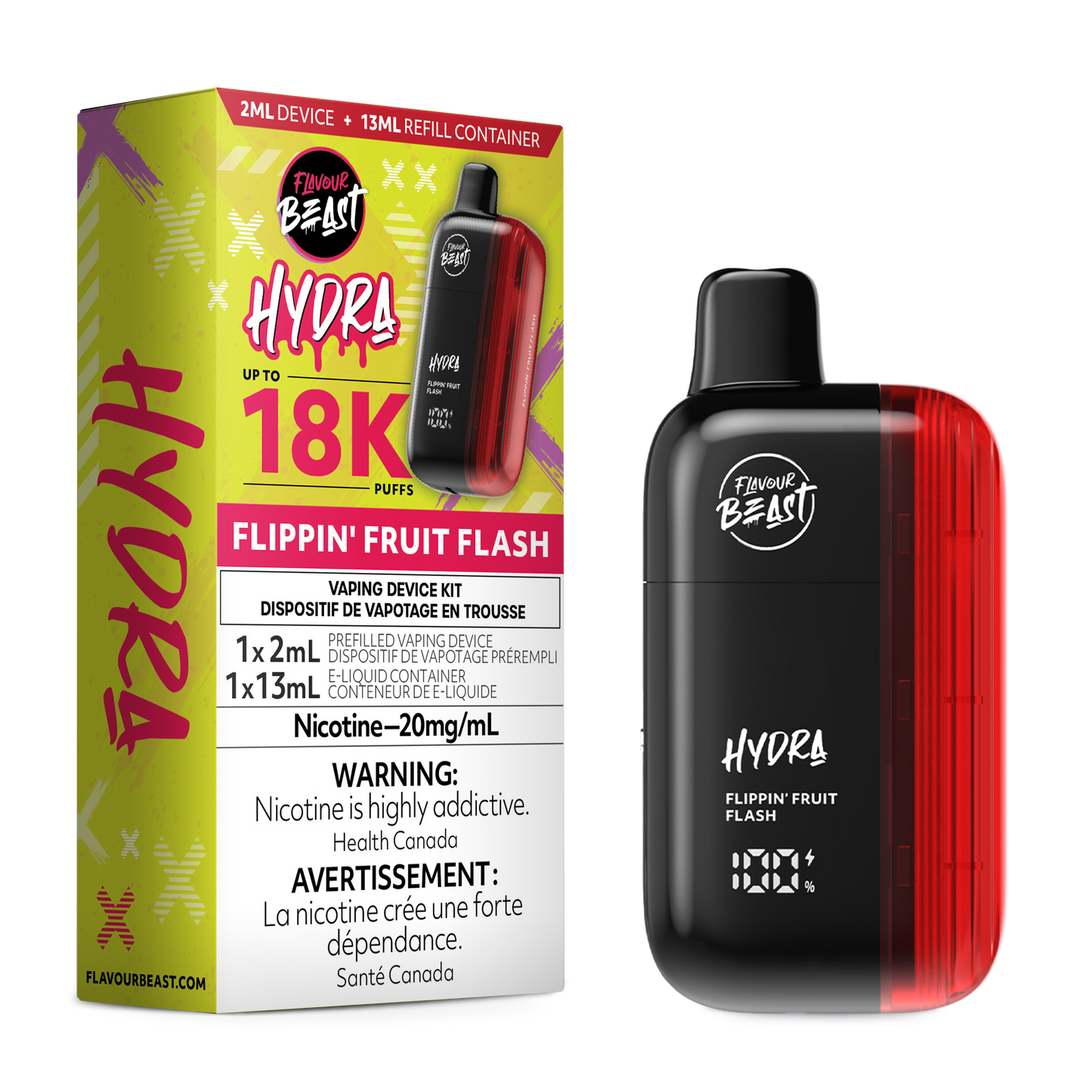 FLAVOUR BEAST HYDRO 18 K PUFF