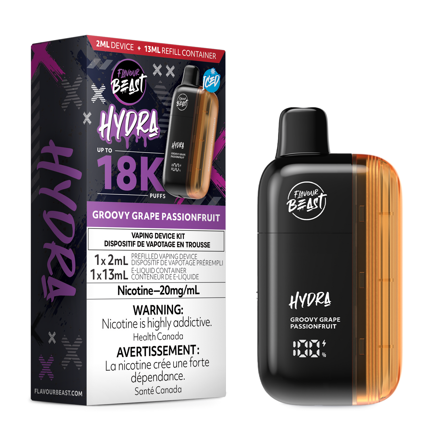 FLAVOUR BEAST HYDRO 18 K PUFF