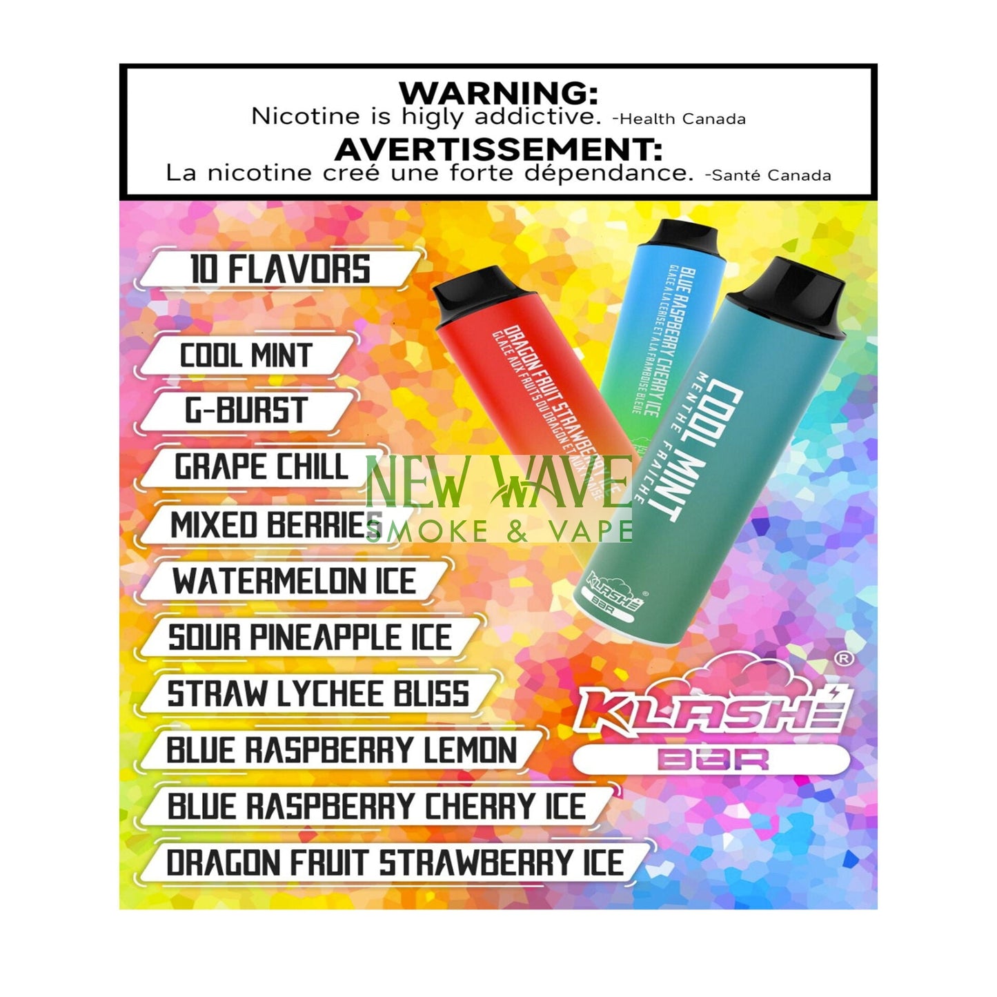 Klash Neon 4000 Puff Bold Intense