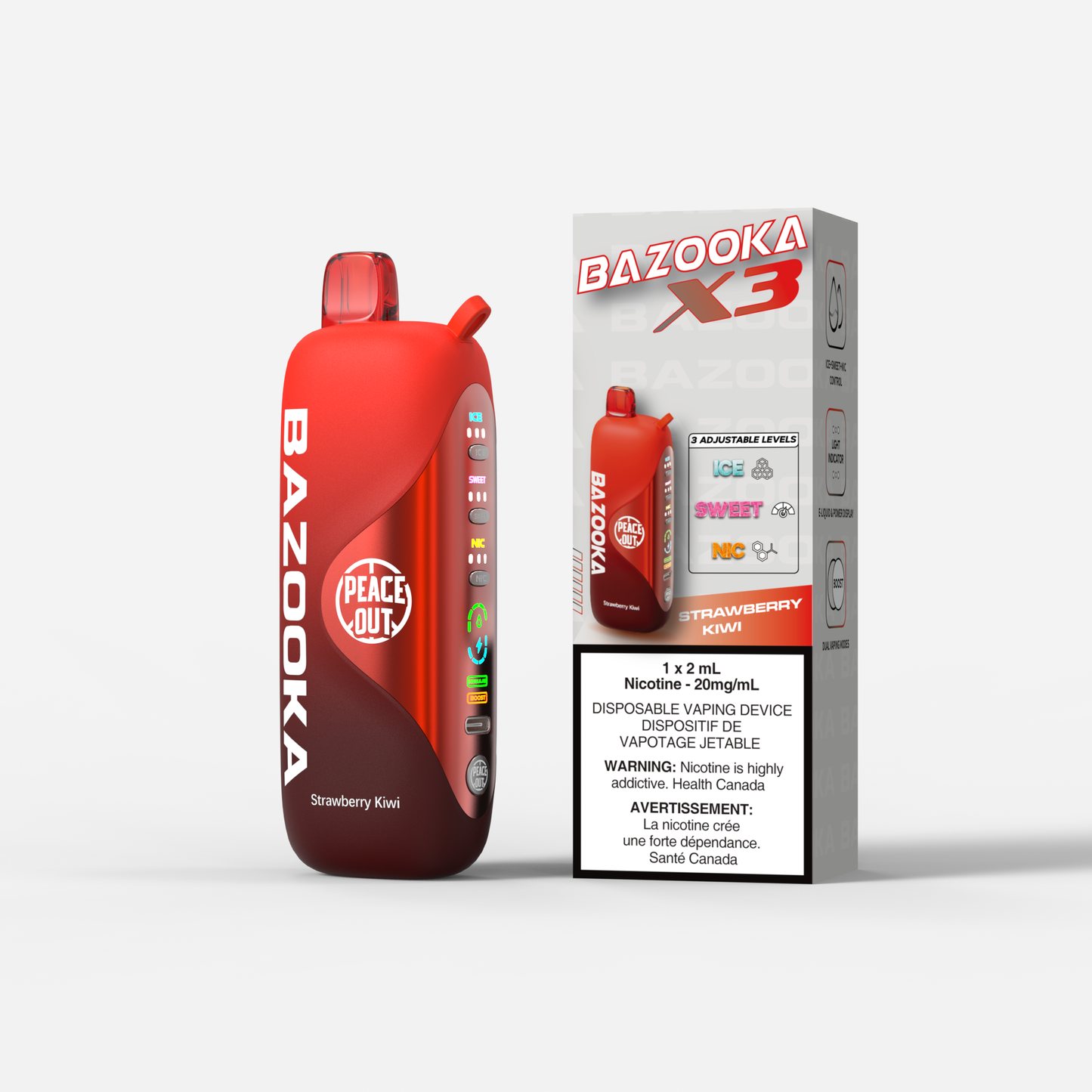 BAZOOKA 60 K PUFF X3