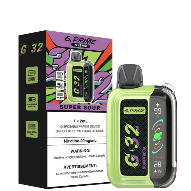 G-32 PRIME ABT  DISPOABLE VAPE HIT INTENSE