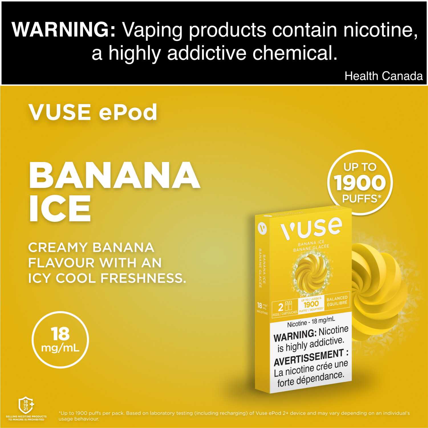 Vuse Epod (2x) | Vuse Banana Ice Epods | New Wave Vapes New Wave Smoke Vuse Epod (2x) | Vuse Banana Ice Epods | New Wave Vapes New Wave Smoke