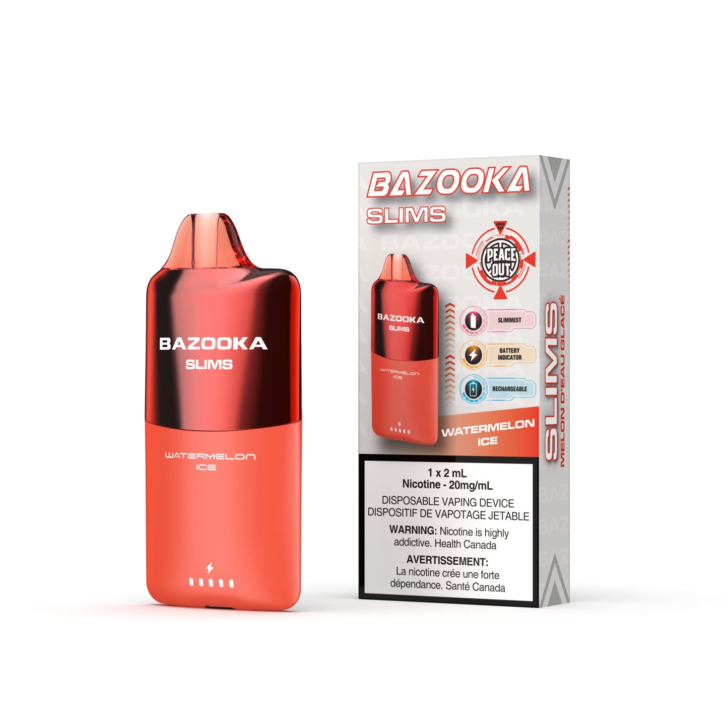 BAZOOKA SLIM BOLD 8 K PUFF