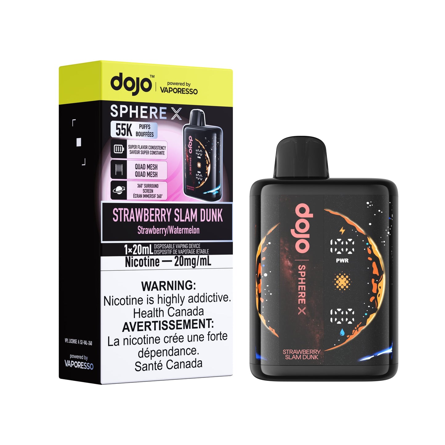 DOJO Sphere X BOLD HIT INTENSE 50 k Puff