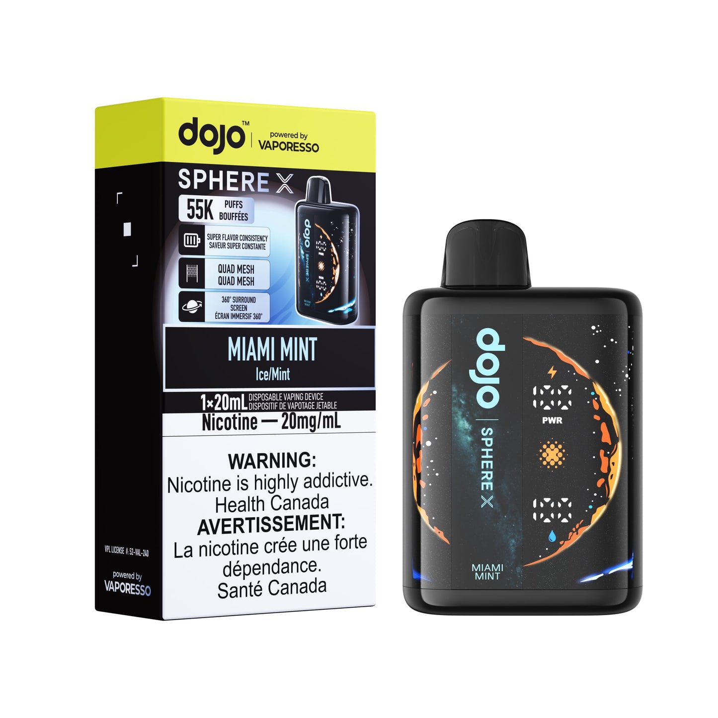DOJO Sphere X BOLD HIT INTENSE 50 k Puff