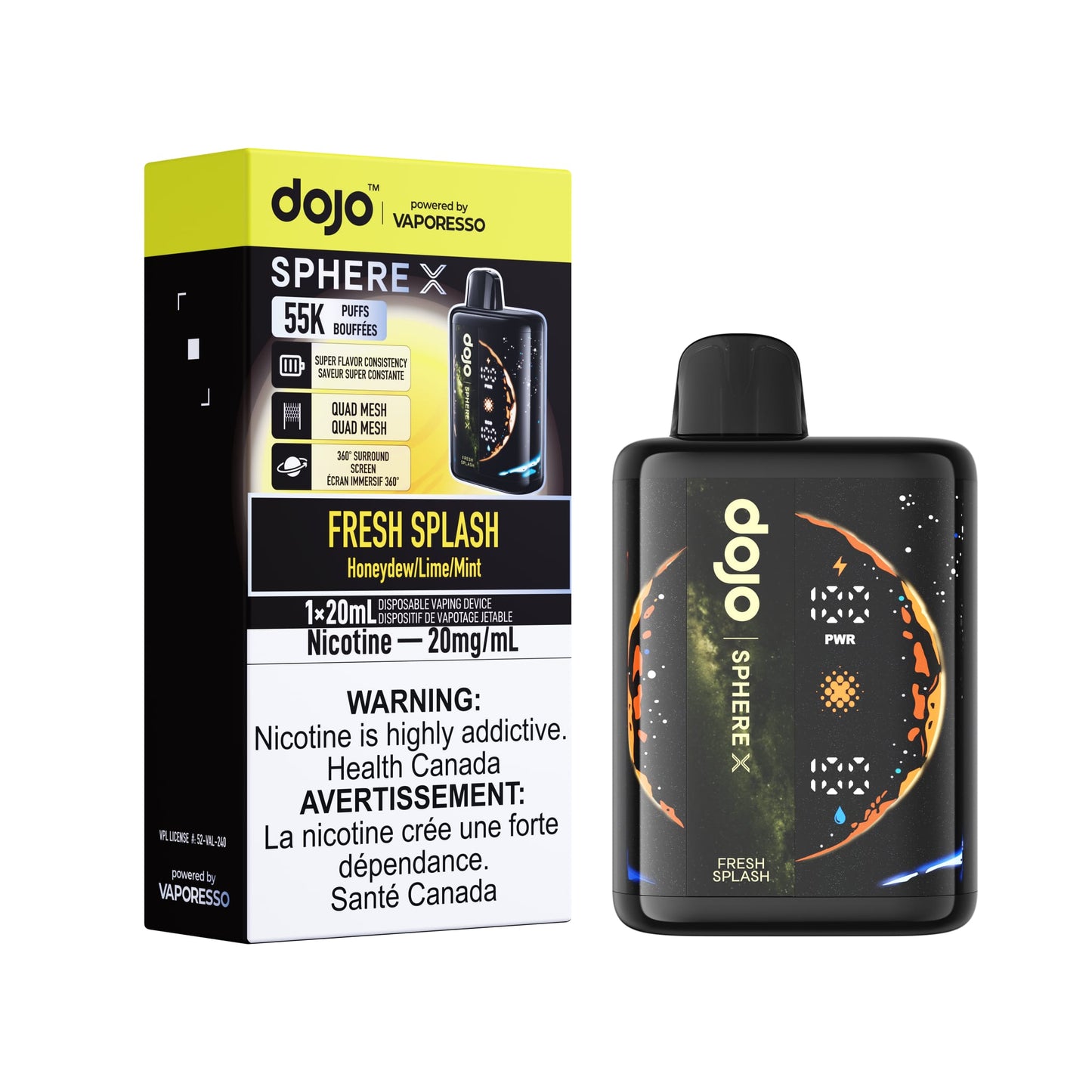 DOJO Sphere X BOLD HIT INTENSE 50 k Puff