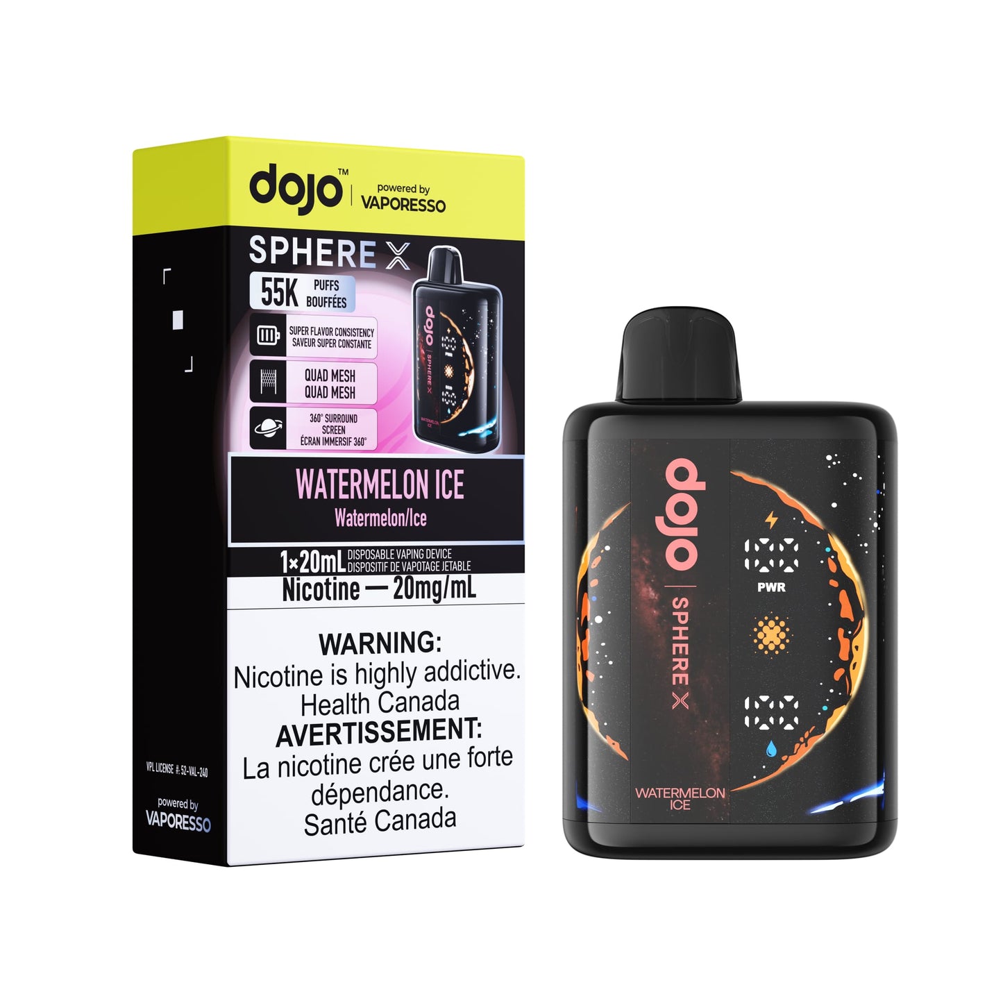 DOJO Sphere X BOLD HIT INTENSE 50 k Puff