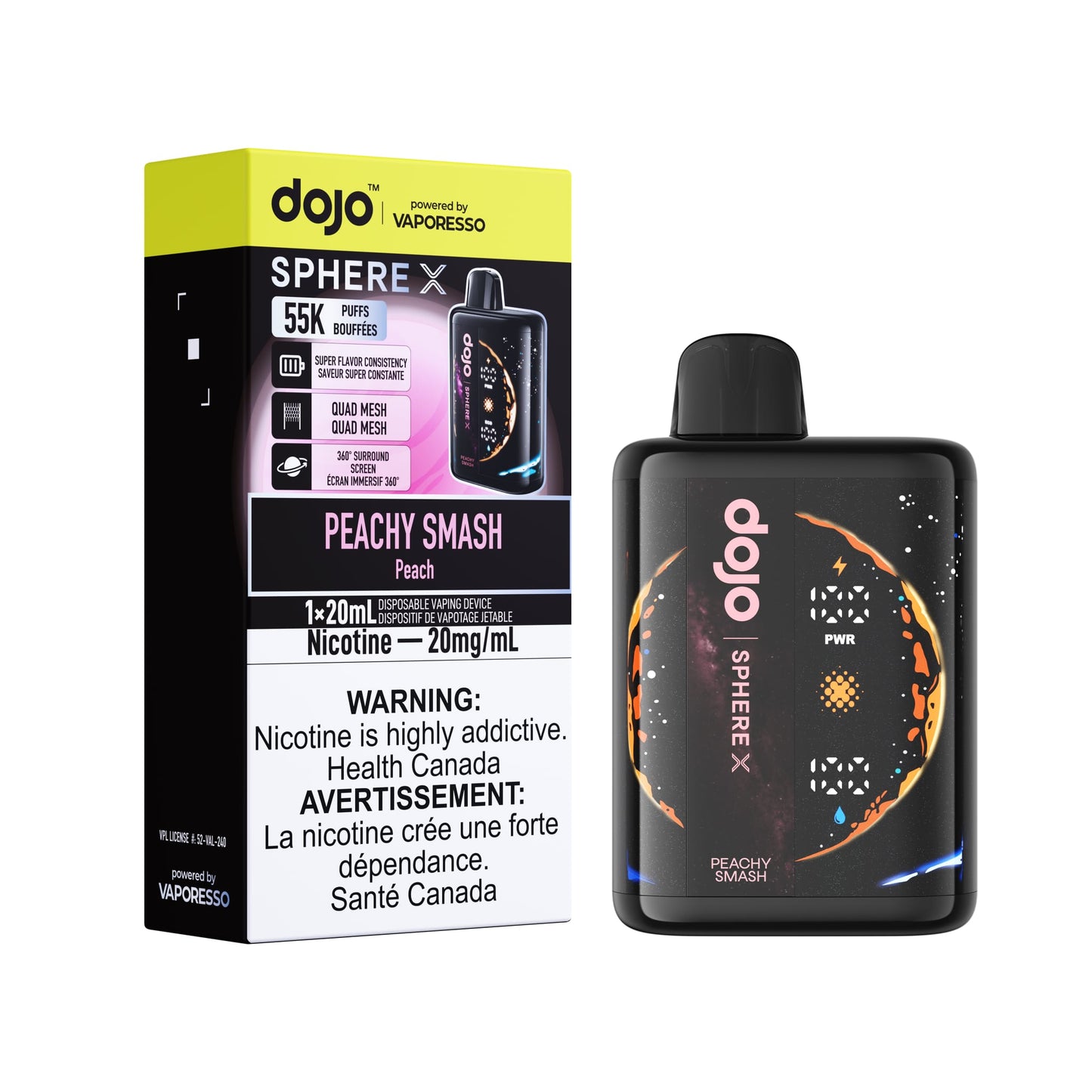 DOJO Sphere X BOLD HIT INTENSE 50 k Puff