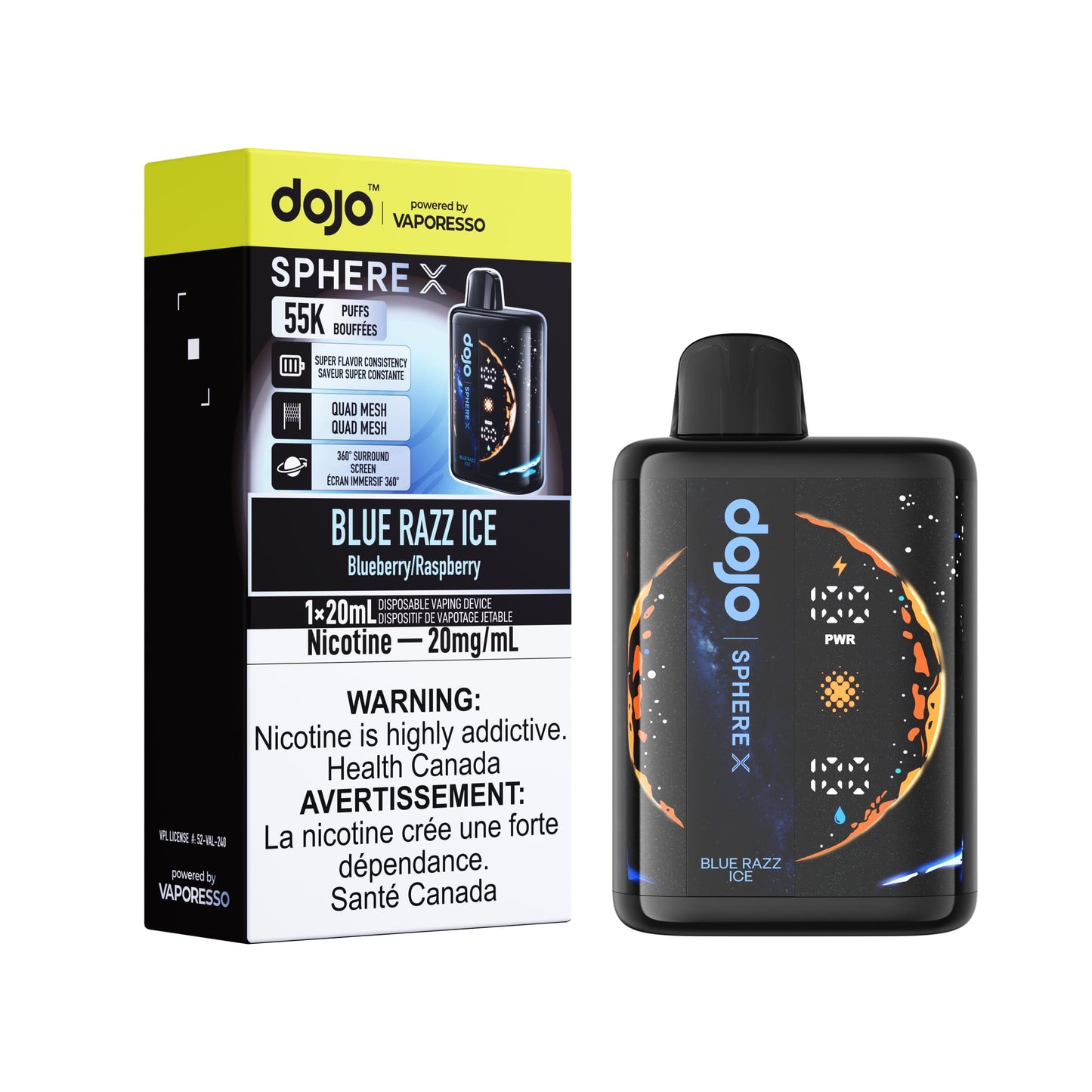 DOJO Sphere X BOLD HIT INTENSE 50 k Puff