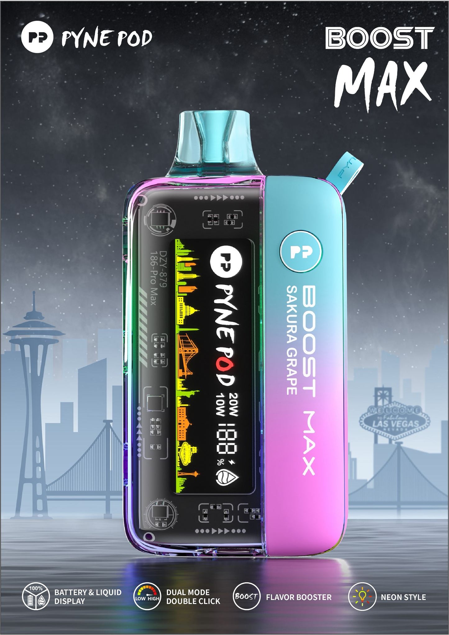 PYNE POD BOOST MAX 30000