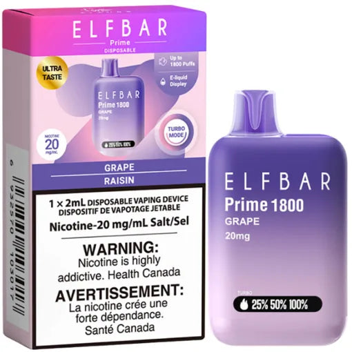 ELF PRIME 1800 PUFF