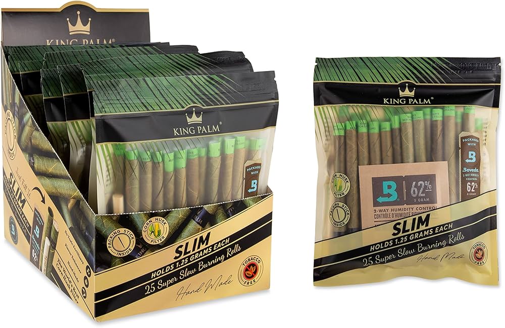 King Palm SLIM 25 in a pack