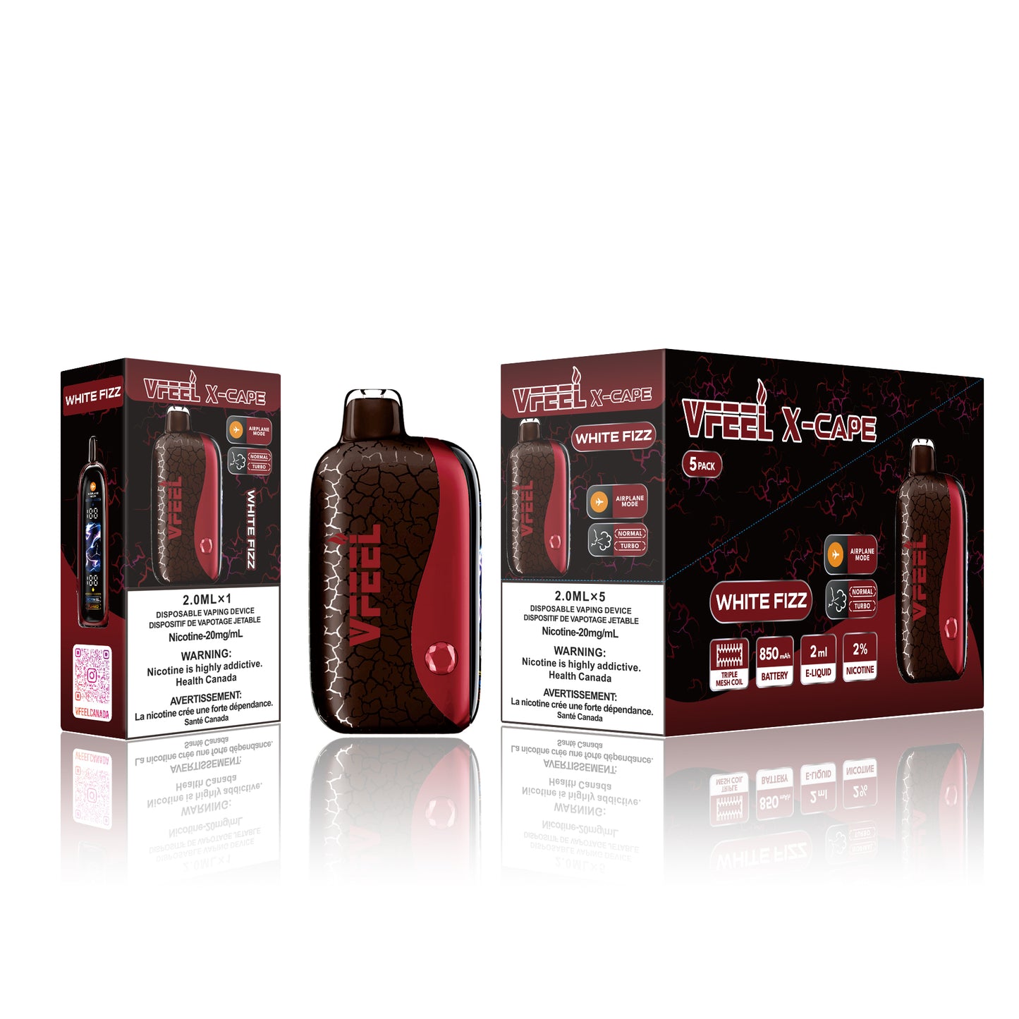 Vfeel X-Cape 60 k with Airplane MODE