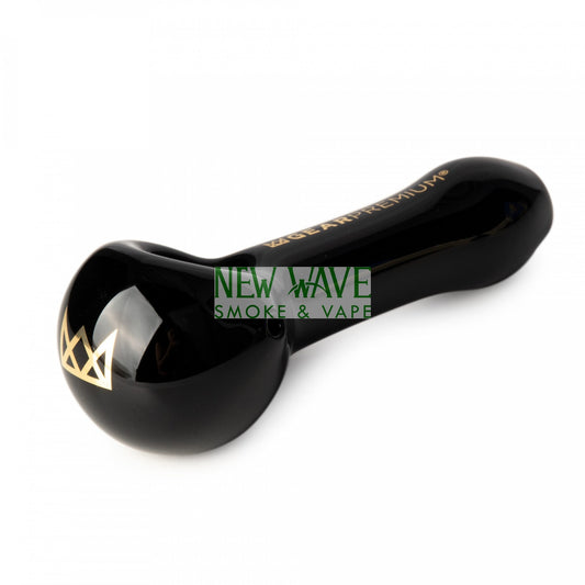 3.75 Hand Pipe W/Ash Etcher Mouth Piece #G3001BK