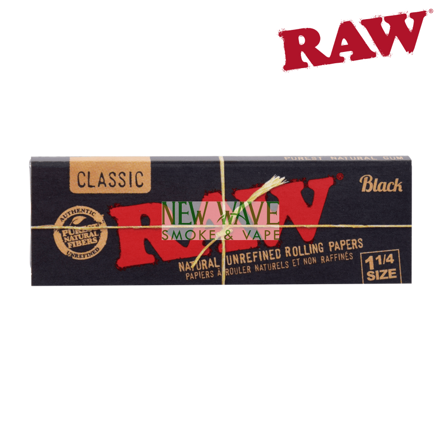 Raw Black 1¼ Size