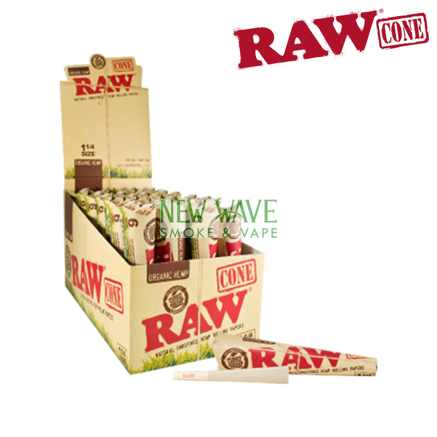 Raw Organic 1¼ Prerolled 6inc Pack