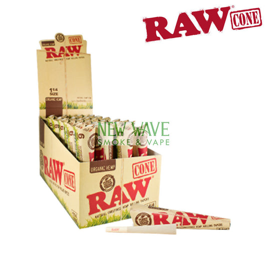 Raw Organic 1¼ Prerolled 6inc Pack