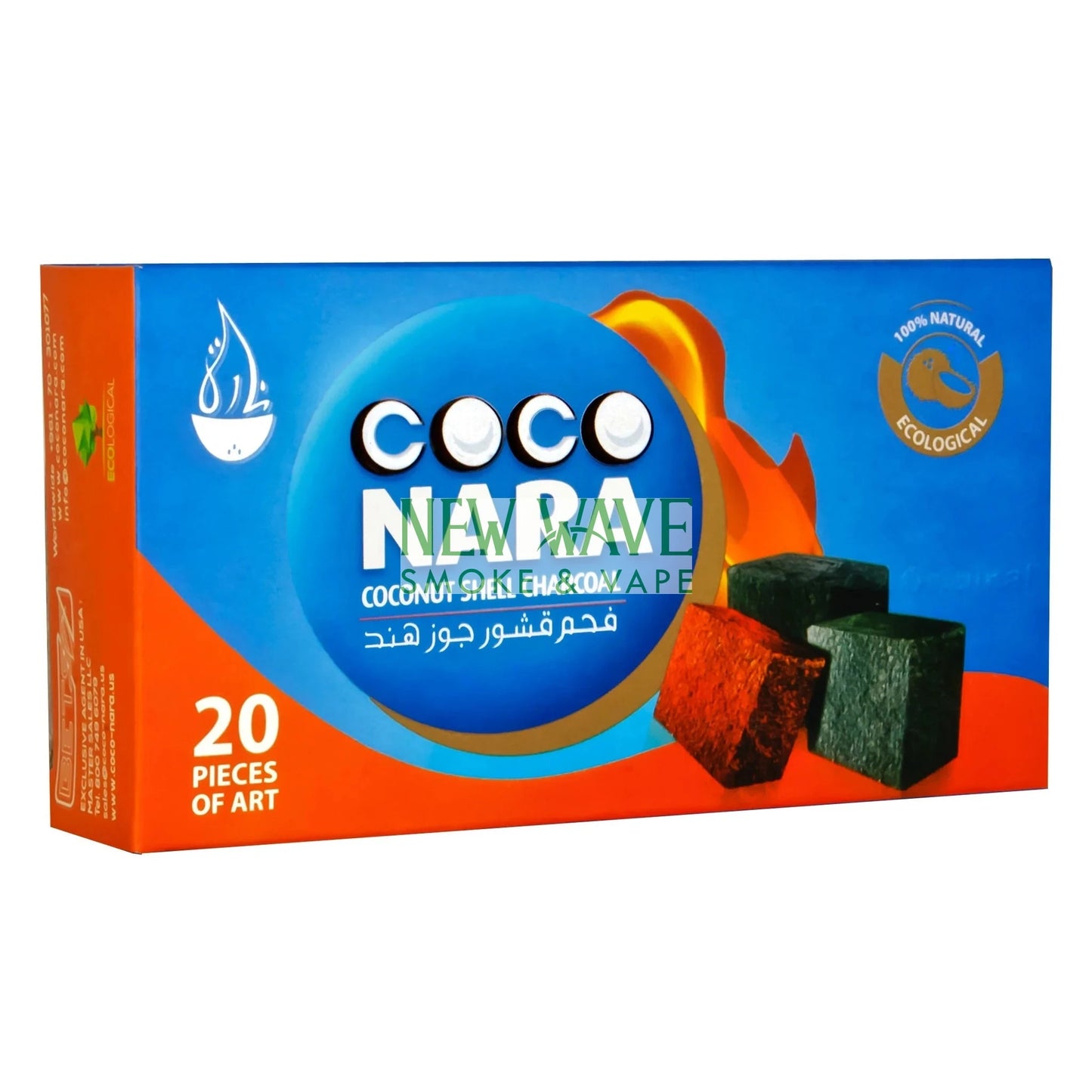 Coco Nara Coconut Shell Charcoal 20 Pieces