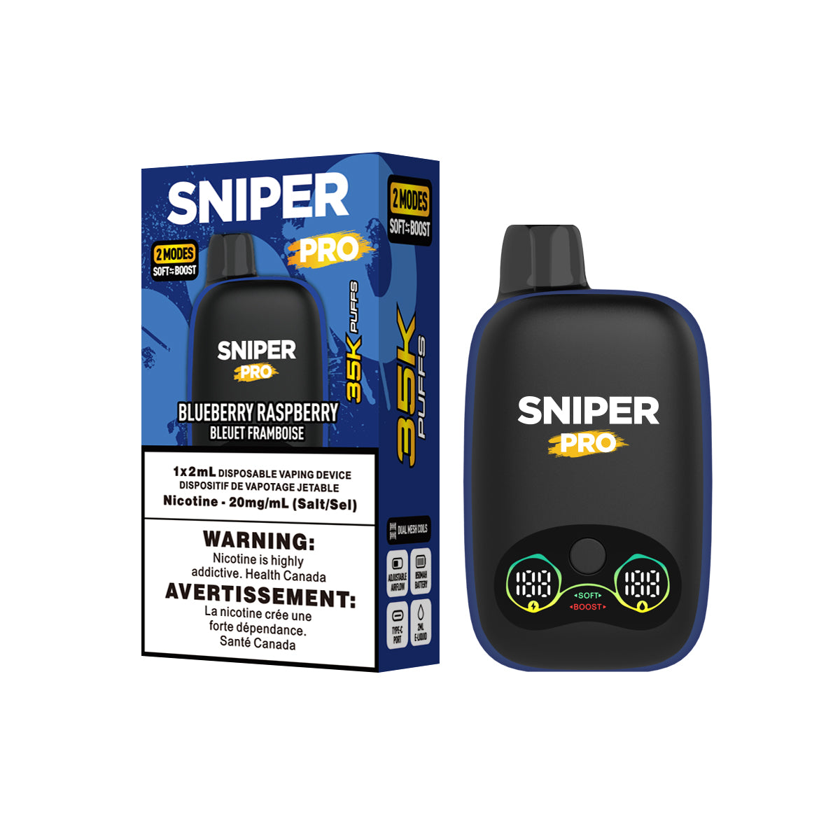 Sniper Pro 2.0 35 k Puff Bold Intense