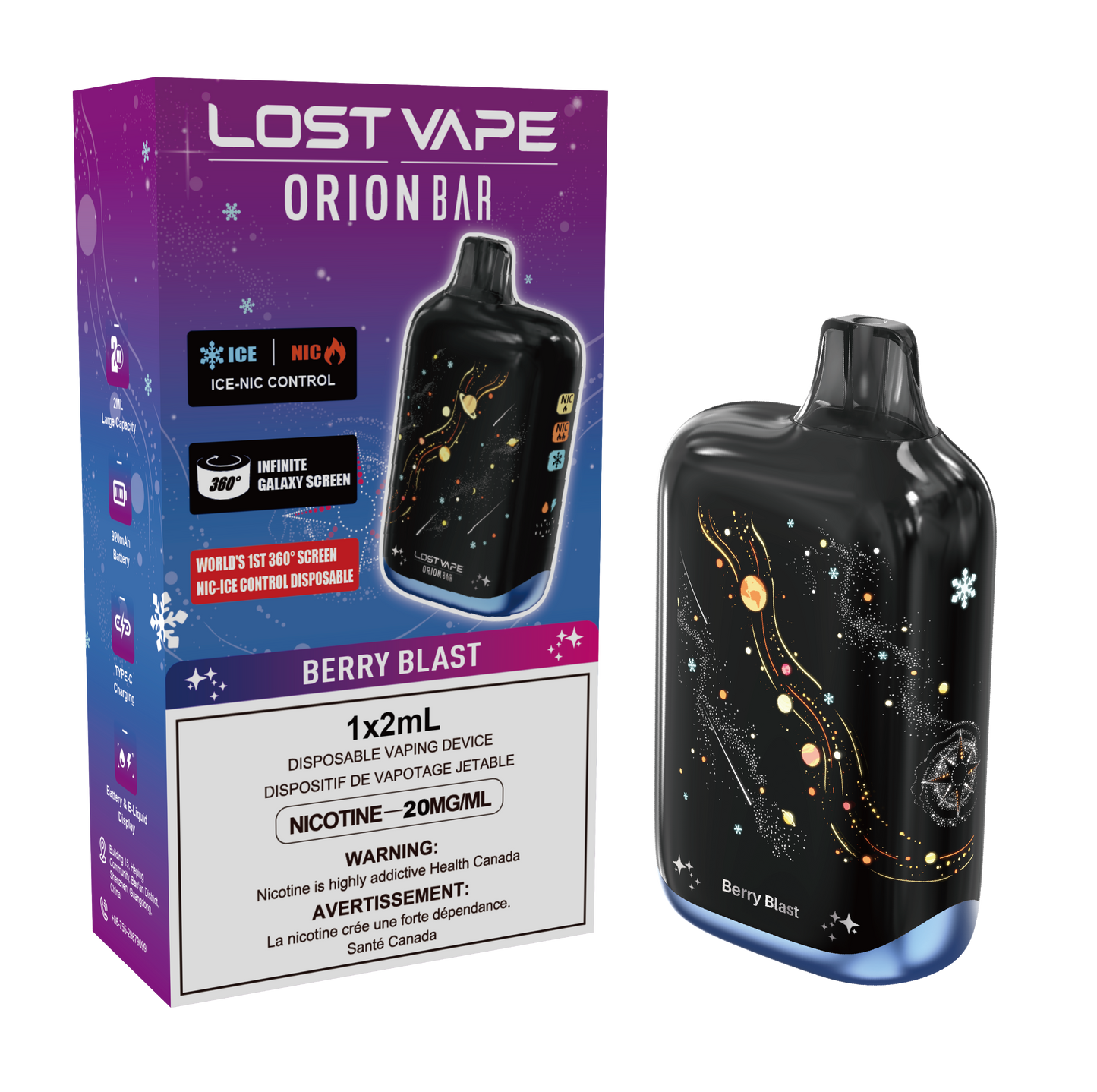 LOST VAPE ORION BAR GALAXY 50 K PUFF
