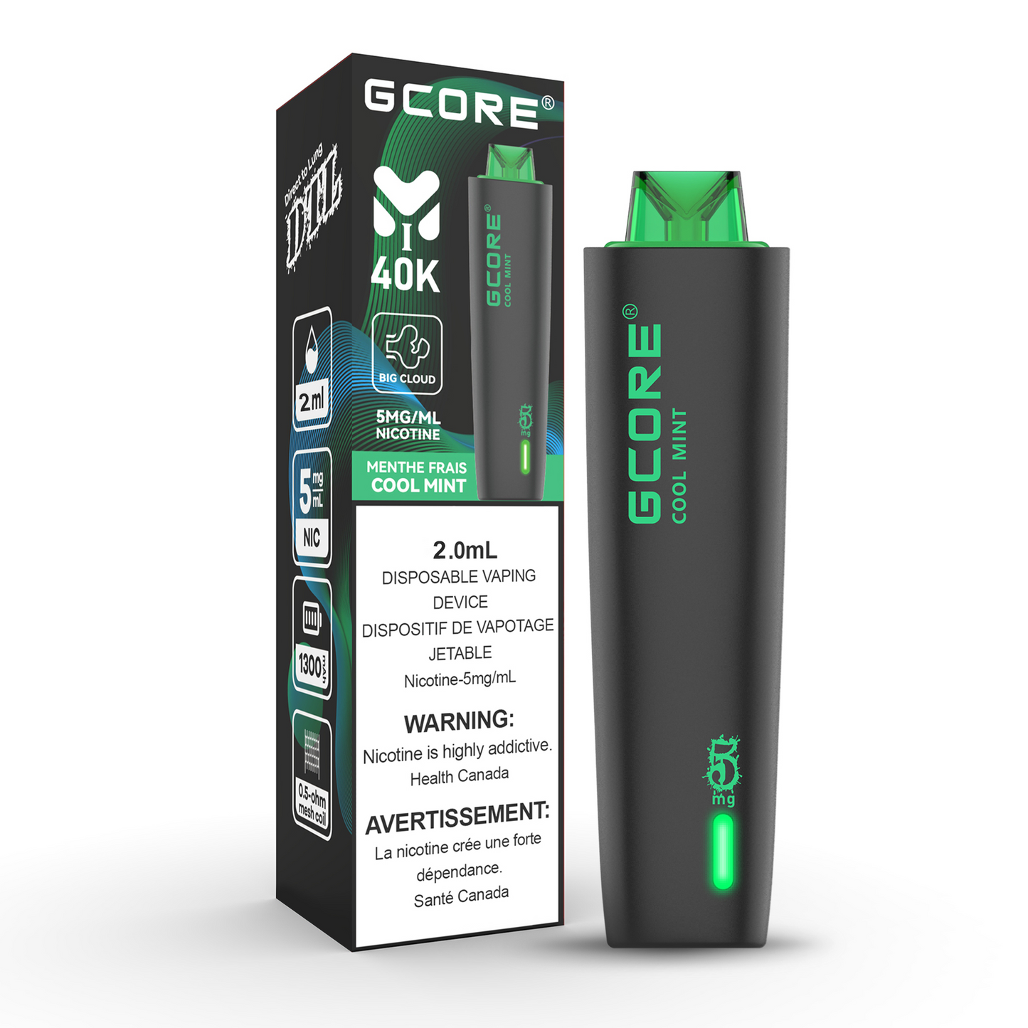 GCORE HOOKAH 40K PUFF
