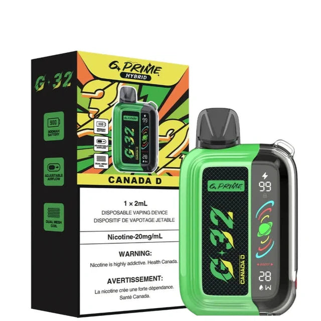 G-32 PRIME DISPOABLE VAPE HIT INTENSE