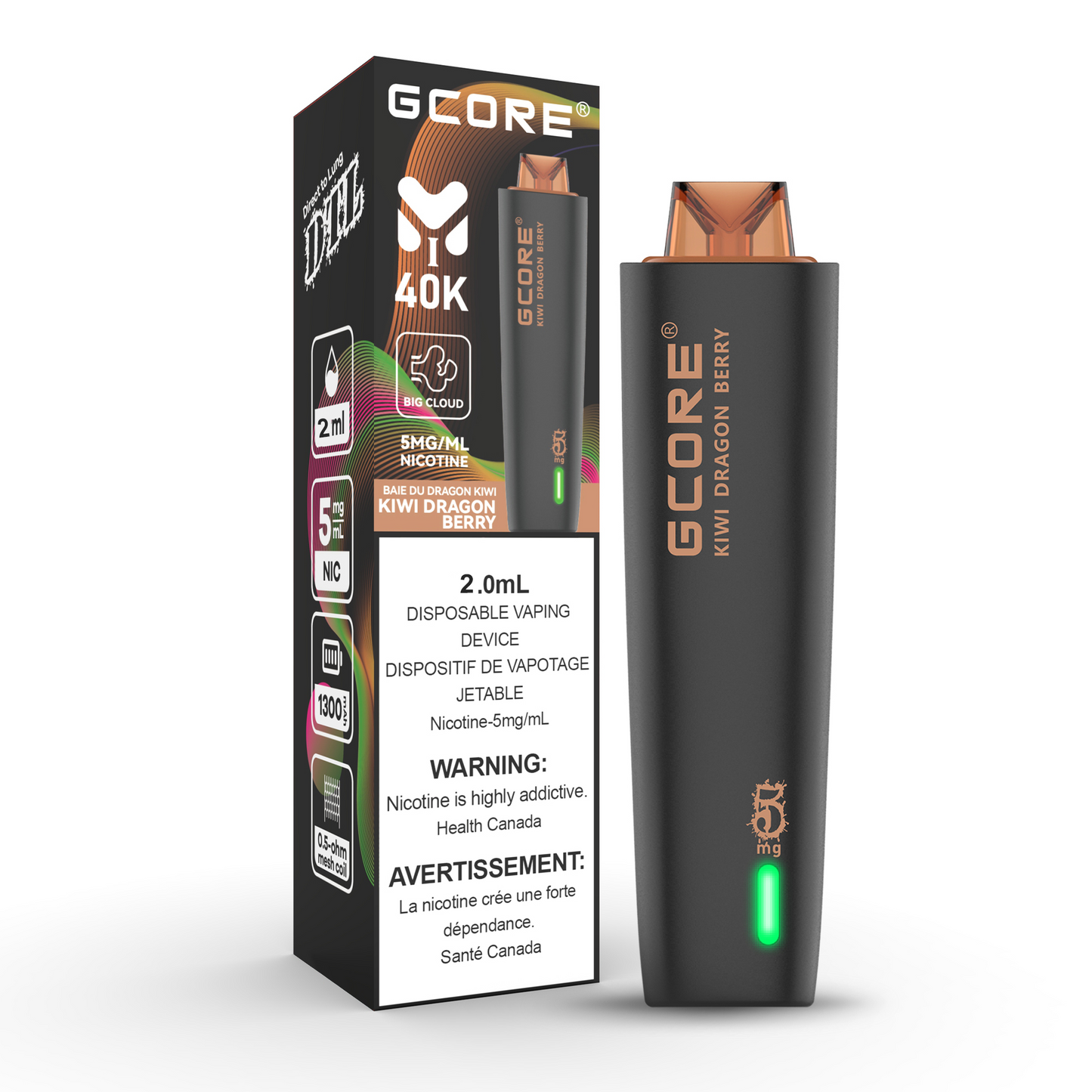 GCORE HOOKAH 40K PUFF
