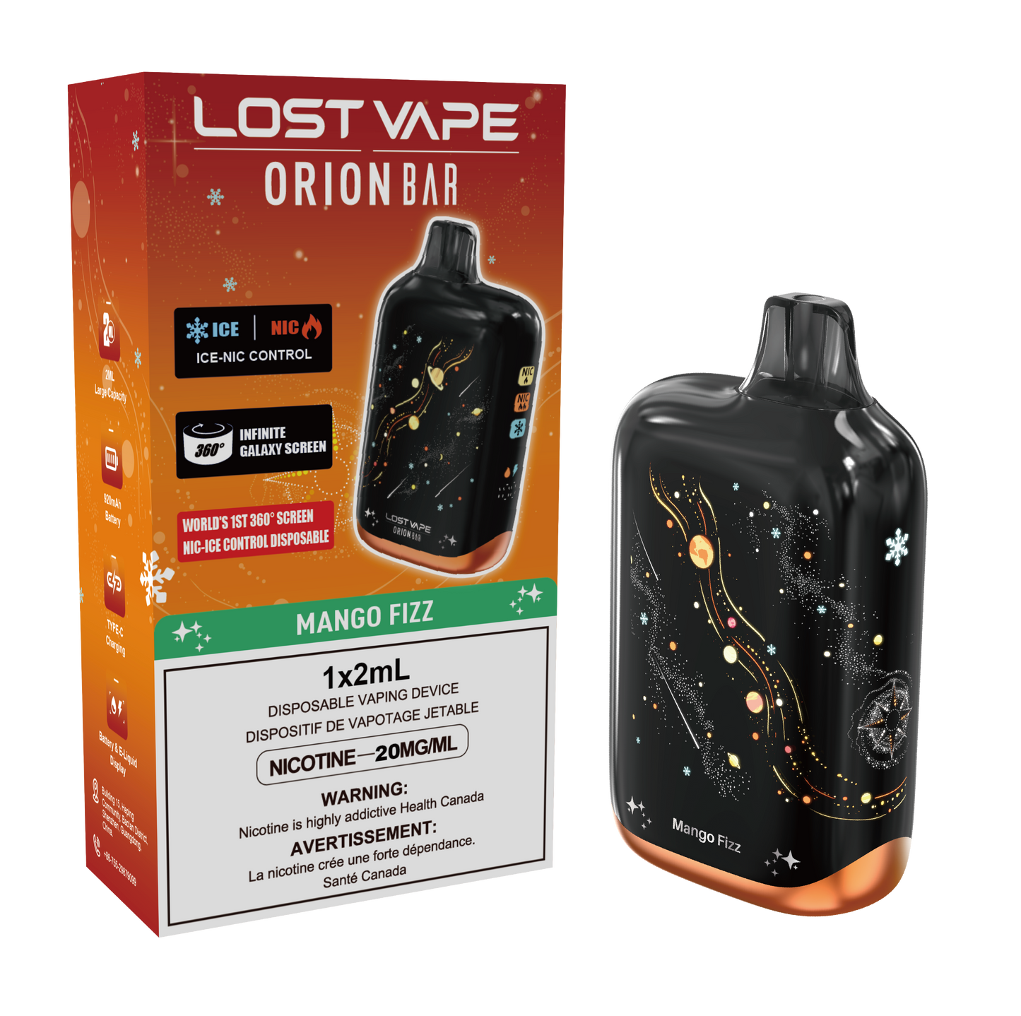 LOST VAPE ORION BAR GALAXY 50 K PUFF