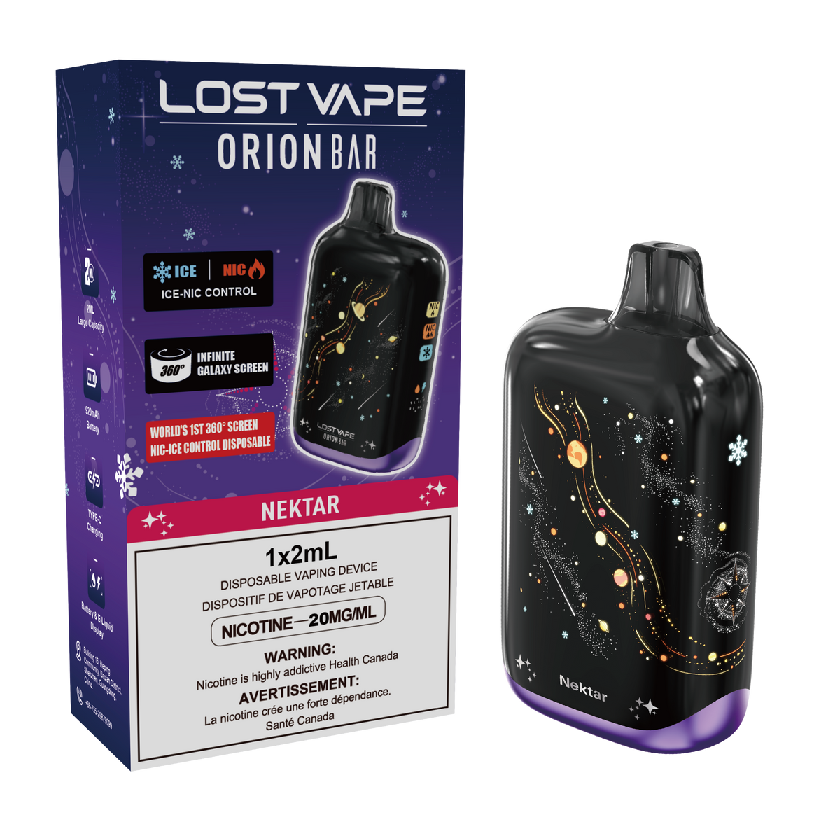 LOST VAPE ORION BAR GALAXY 50 K PUFF