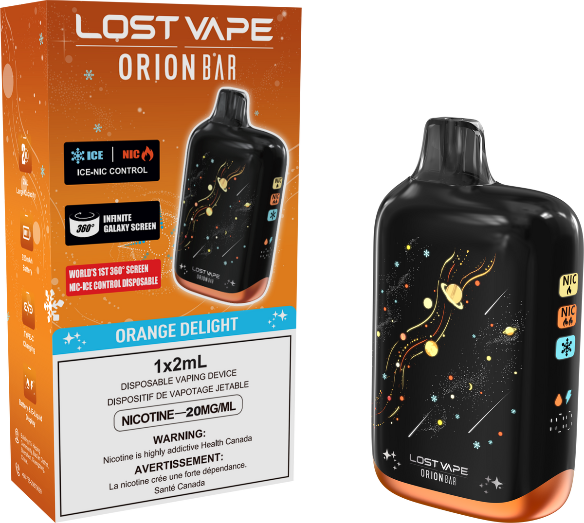 LOST VAPE ORION BAR GALAXY 50 K PUFF