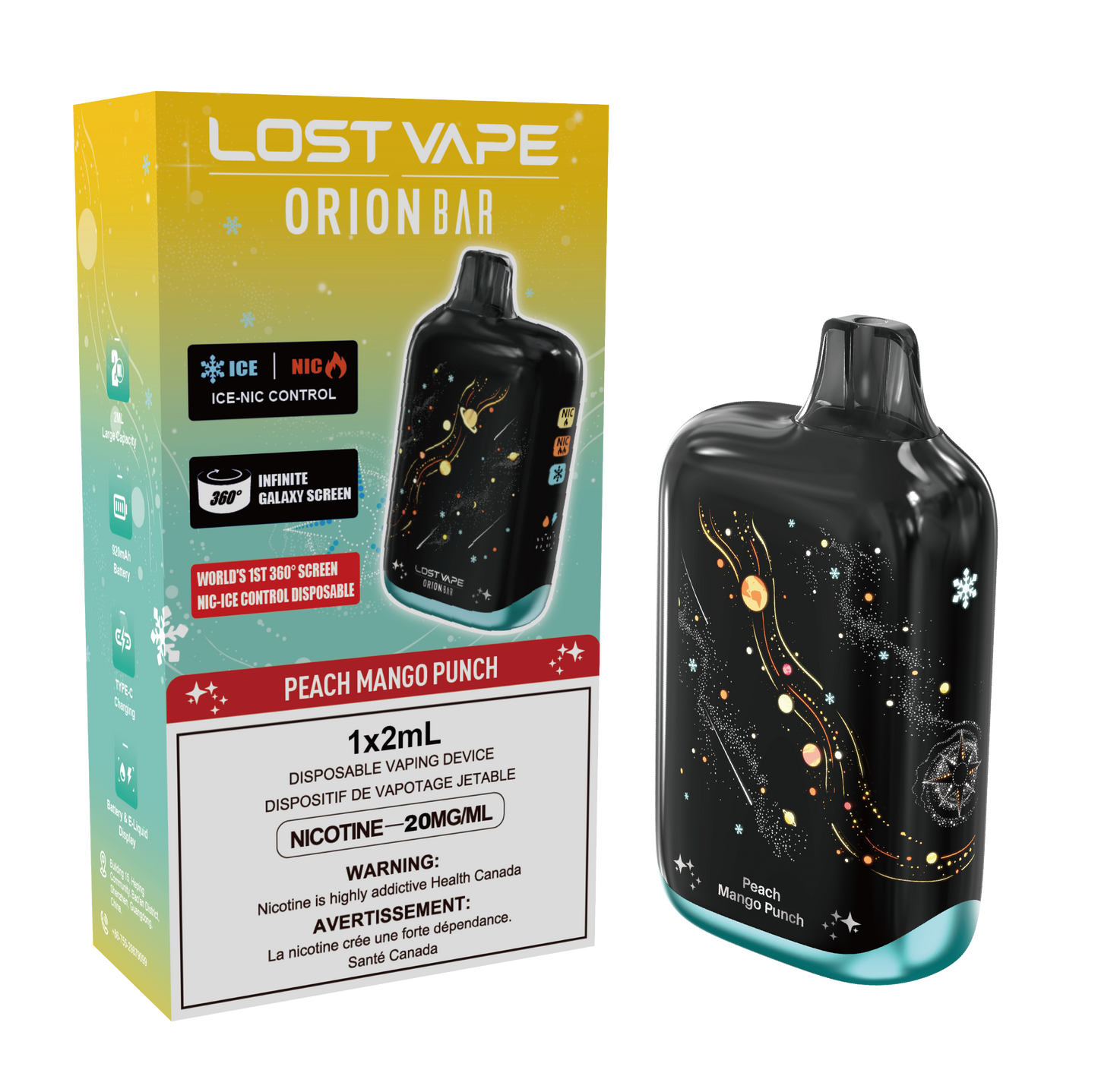 LOST VAPE ORION BAR GALAXY 50 K PUFF