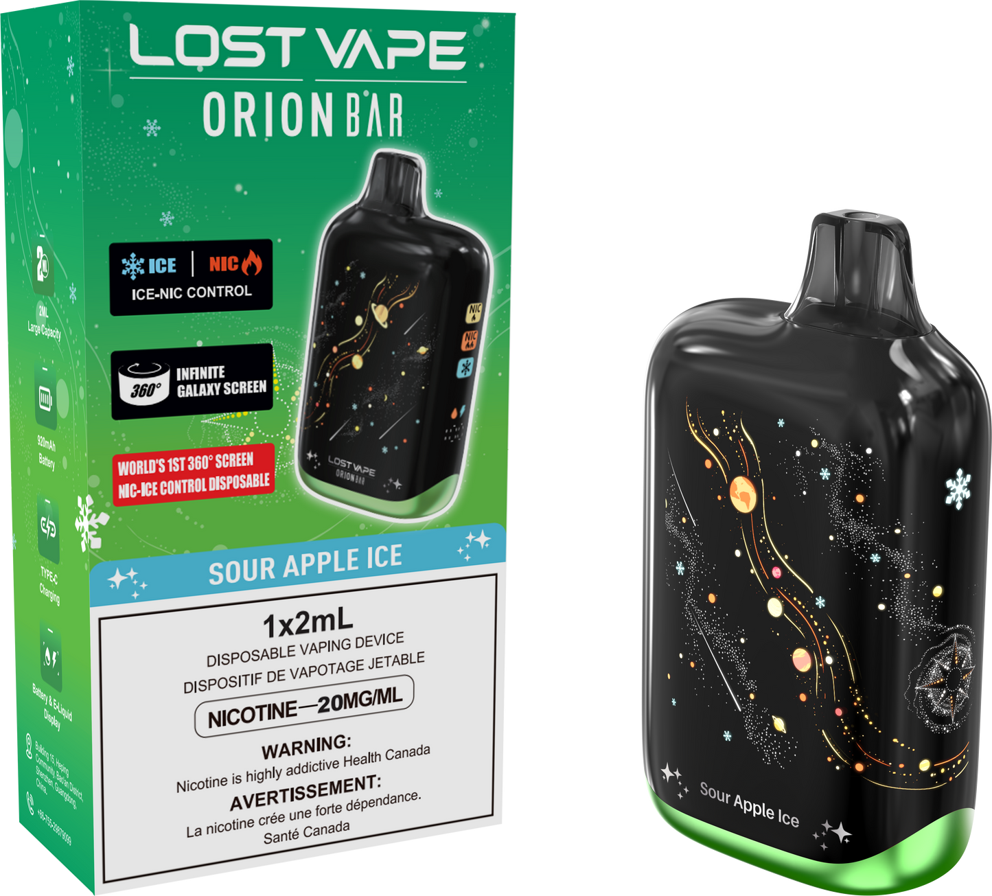 LOST VAPE ORION BAR GALAXY 50 K PUFF