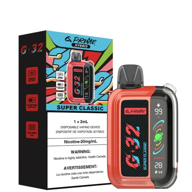 G-32 PRIME DISPOABLE VAPE HIT INTENSE