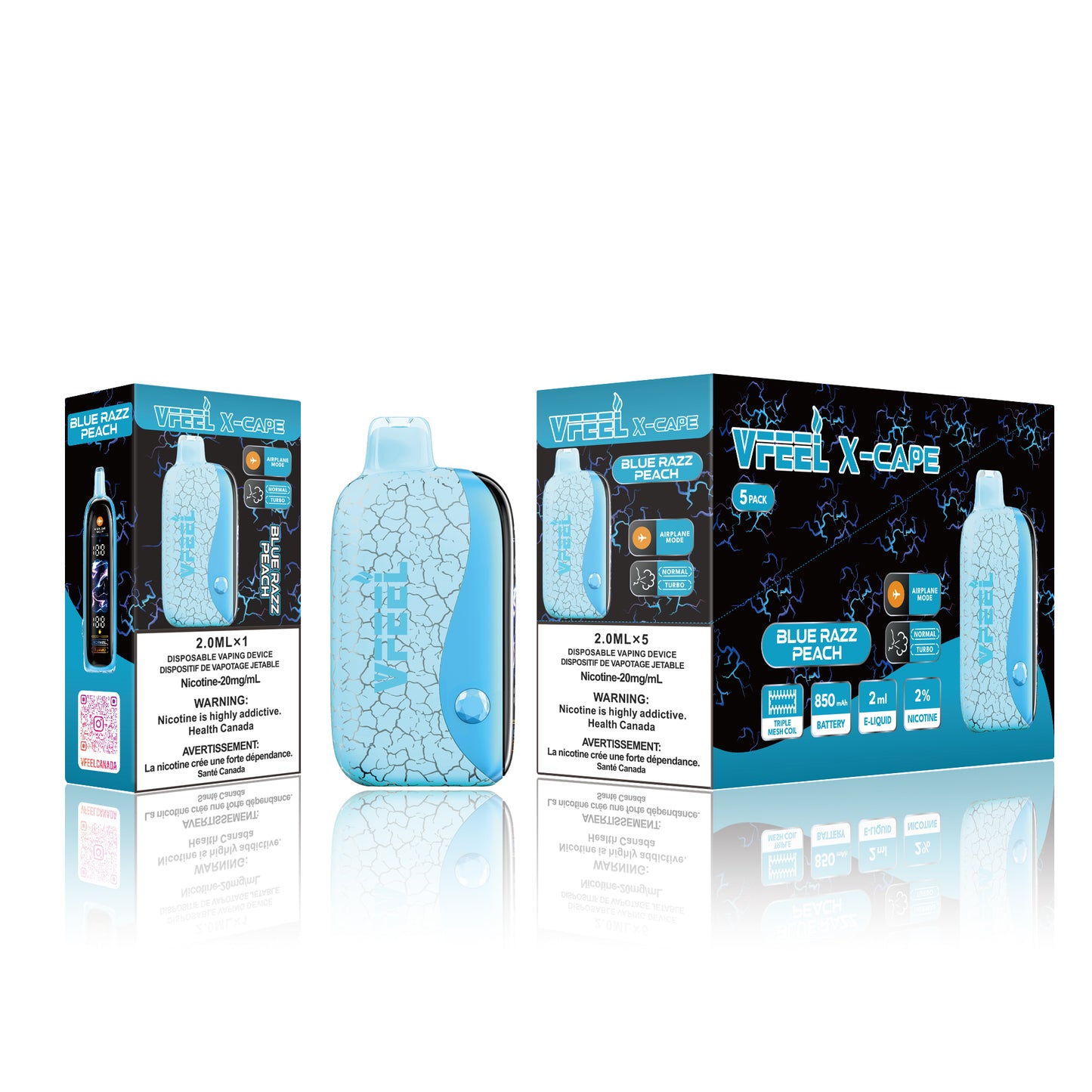 Vfeel X-Cape 60 k with Airplane MODE