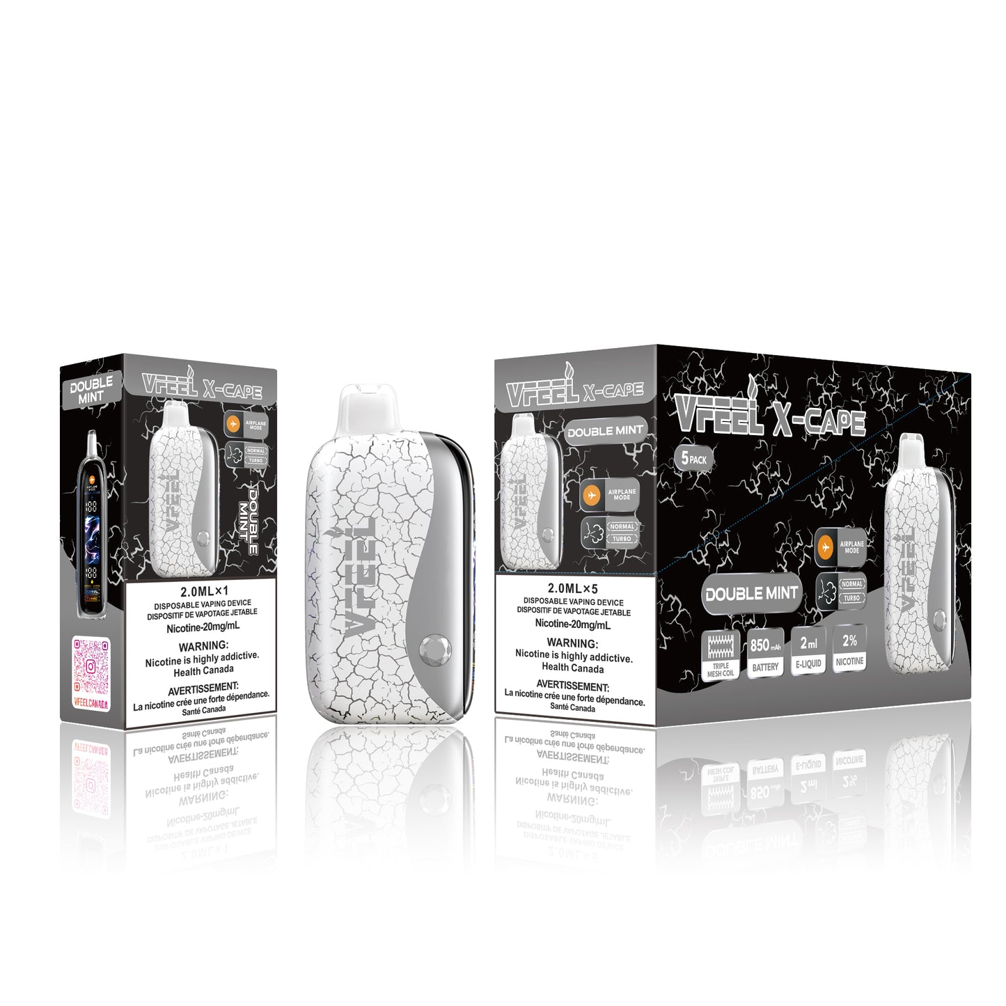 Vfeel X-Cape 60 k with Airplane MODE