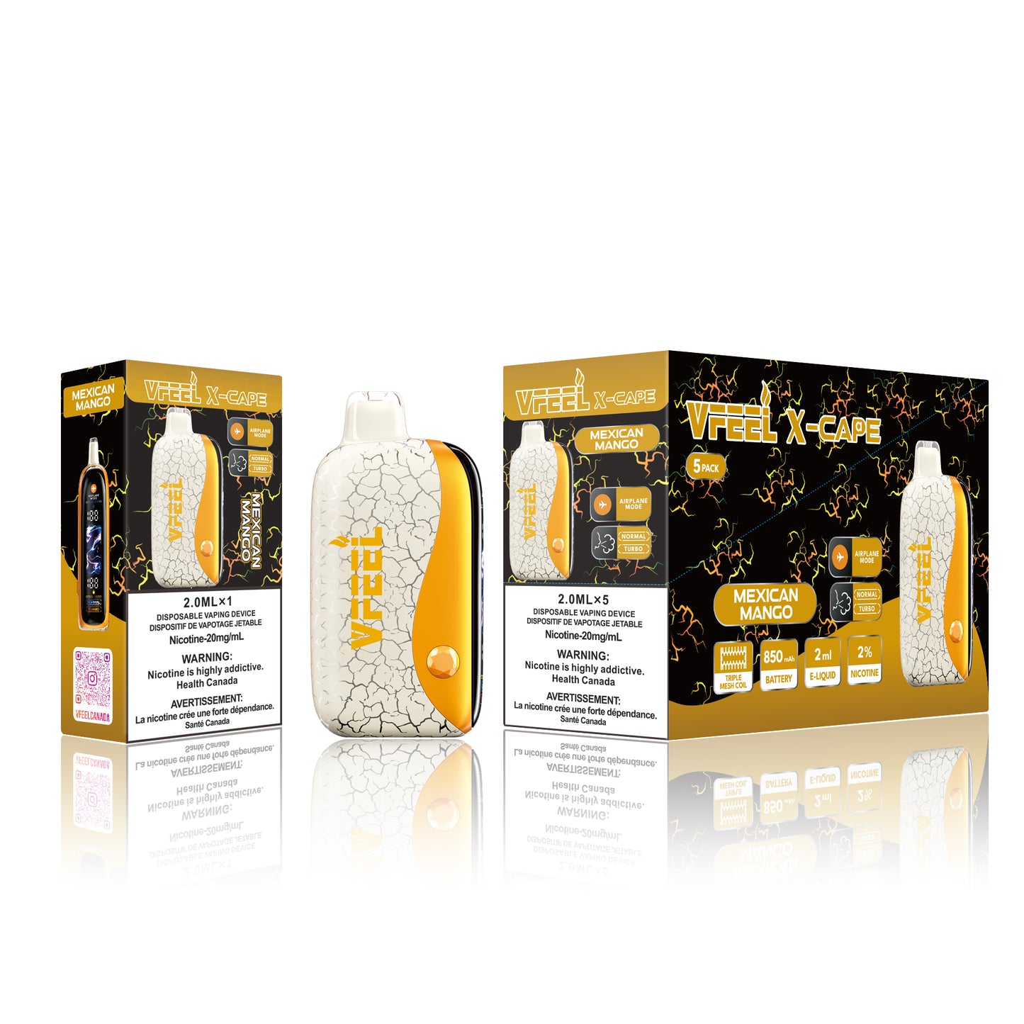 Vfeel X-Cape 60 k with Airplane MODE