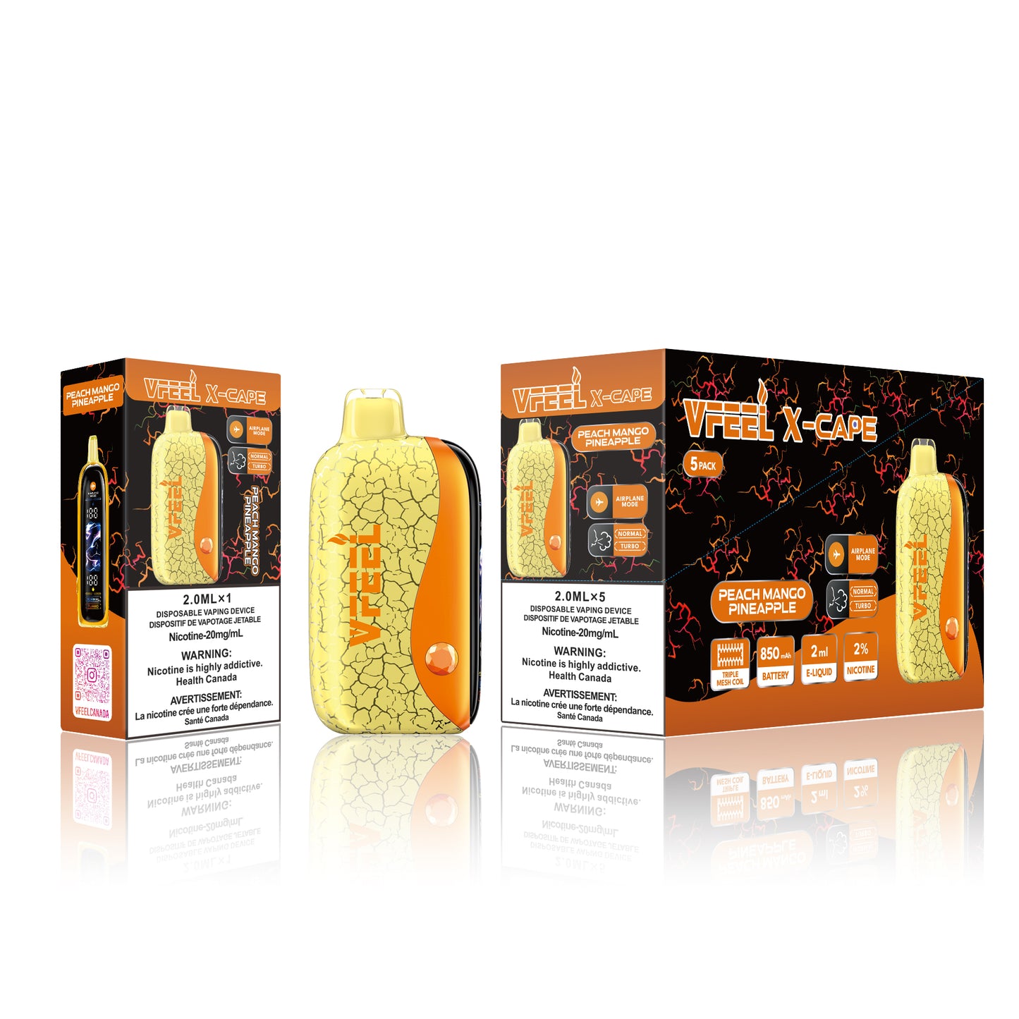 Vfeel X-Cape 60 k with Airplane MODE