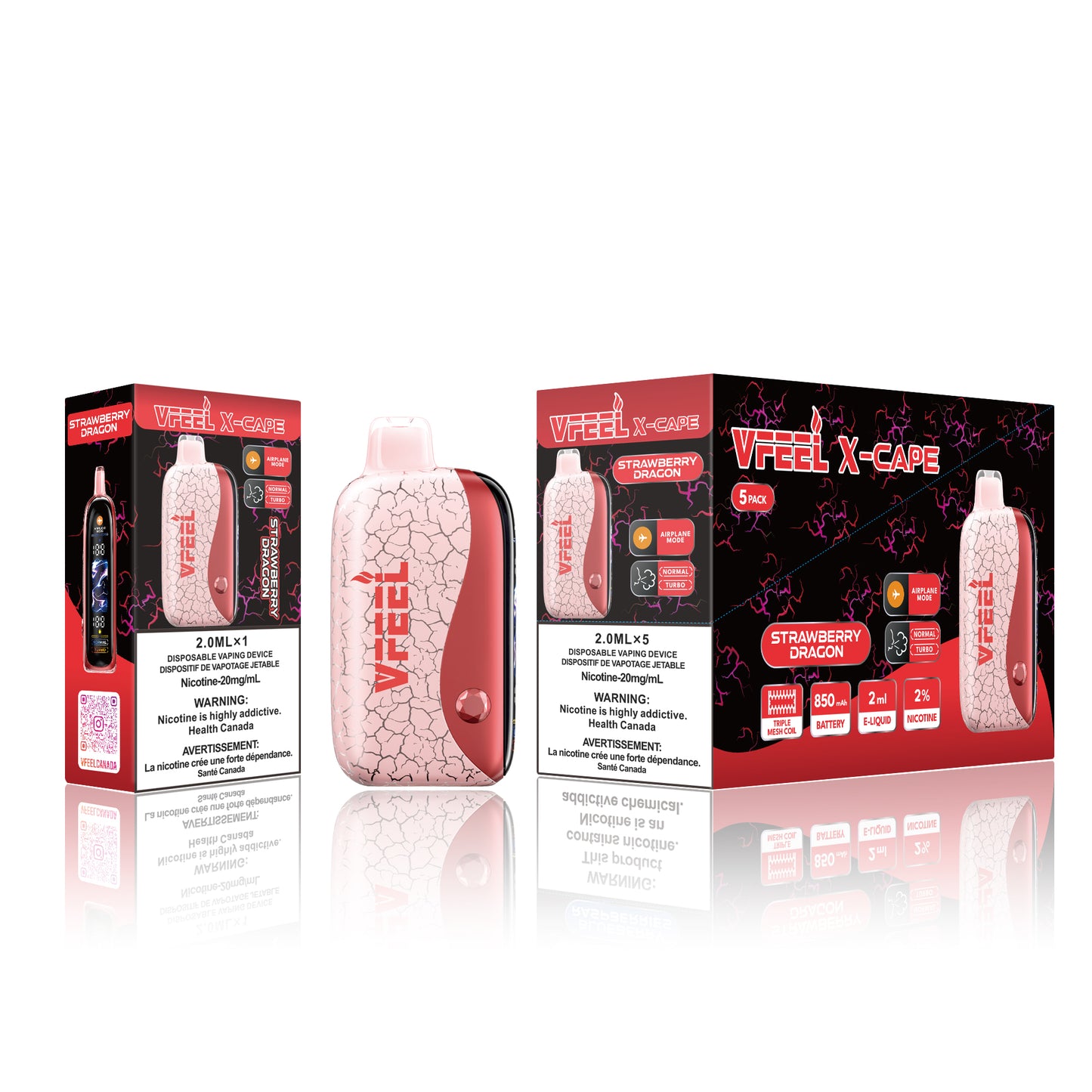 Vfeel X-Cape 60 k with Airplane MODE